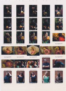 Contact sheet from Temptation photo session